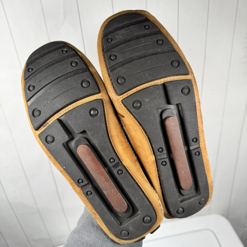 Driving Loafers Brown Leather Classic Timeless Casual Comfy Dress Shoes‎ Men 12M